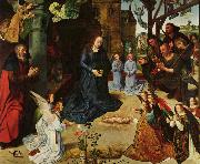 Hugo van der Goes Adoration of the Shepherds (mk08) oil on canvas